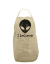 Extraterrestrial - I Believe Distressed Adult Apron by TooLoud-Bib Apron-TooLoud-Stone-One-Size-Davson Sales