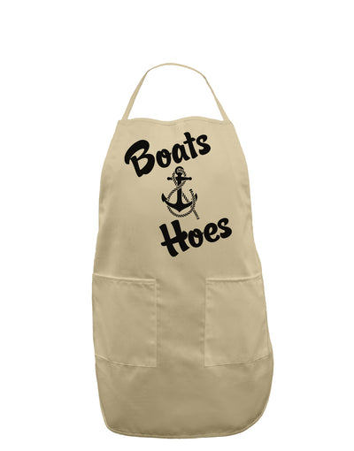 Boats and Hoes Adult Apron-Bib Apron-TooLoud-Stone-One-Size-Davson Sales