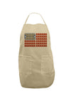 American Breakfast Flag - Bacon and Eggs Adult Apron-Bib Apron-TooLoud-Stone-One-Size-Davson Sales