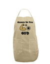 Geared Up For God Adult Apron by TooLoud-Bib Apron-TooLoud-Stone-One-Size-Davson Sales