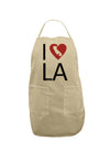 I Heart Los Angeles Adult Apron-Bib Apron-TooLoud-Stone-One-Size-Davson Sales