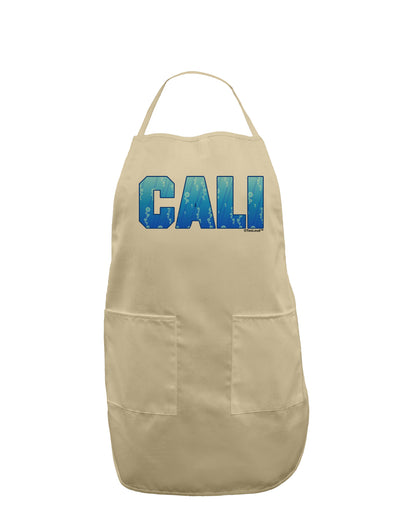 Cali Ocean Bubbles Adult Apron by TooLoud-Bib Apron-TooLoud-Stone-One-Size-Davson Sales