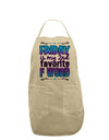 Friday - 2nd Favorite F Word Adult Apron-Bib Apron-TooLoud-Stone-One-Size-Davson Sales