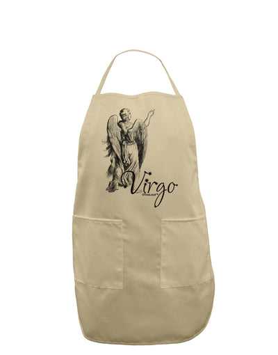 Virgo Illustration Adult Apron-Bib Apron-TooLoud-Stone-One-Size-Davson Sales