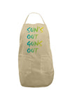 Suns Out Guns Out - Gradient Colors Adult Apron-Bib Apron-TooLoud-Stone-One-Size-Davson Sales