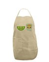 Cute Tequila Shot and Lime Wedge Adult Apron by TooLoud-Bib Apron-TooLoud-Stone-One-Size-Davson Sales