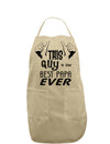 This Guy is the Best Papa Ever Adult Apron-Bib Apron-TooLoud-Stone-One-Size-Davson Sales