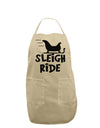 Sleigh Ride BnW Adult Apron-Bib Apron-TooLoud-Stone-One-Size-Davson Sales