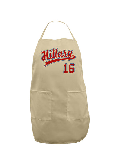 Hillary Jersey 16 Adult Apron-Bib Apron-TooLoud-Stone-One-Size-Davson Sales