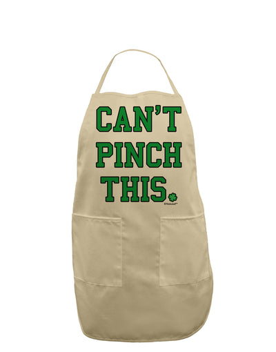 Can't Pinch This - St. Patrick's Day Adult Apron by TooLoud-Bib Apron-TooLoud-Stone-One-Size-Davson Sales