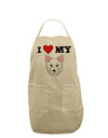 I Heart My - Cute Westie Dog Adult Apron by TooLoud-Bib Apron-TooLoud-Stone-One-Size-Davson Sales