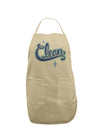 Clean Text Adult Apron-Bib Apron-TooLoud-Stone-One-Size-Davson Sales