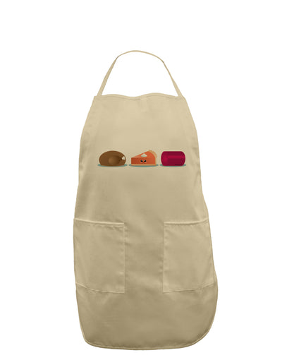 Cute Thanksgiving Food Adult Apron-Bib Apron-TooLoud-Stone-One-Size-Davson Sales