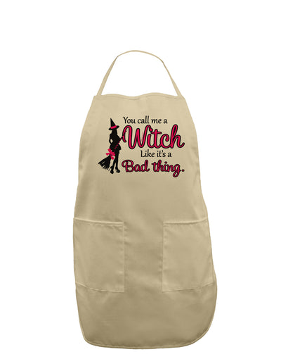 Witch - Bad Thing Adult Apron-Bib Apron-TooLoud-Stone-One-Size-Davson Sales