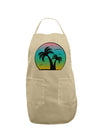 Palm Trees Silhouette - Beach Sunset Design Adult Apron-Bib Apron-TooLoud-Stone-One-Size-Davson Sales