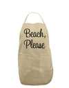 Beach Please Adult Apron-Bib Apron-TooLoud-Stone-One-Size-Davson Sales