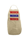 Merica Merica Merica - Red and Blue Adult Apron-Bib Apron-TooLoud-Stone-One-Size-Davson Sales