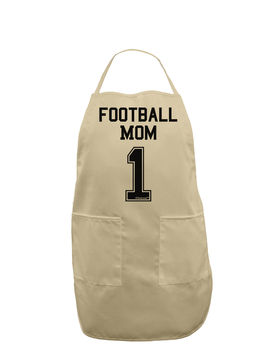 Football Mom Jersey Adult Apron-Bib Apron-TooLoud-White-One-Size-Davson Sales