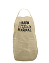 Beer Is My Spirit Animal Adult Apron-Bib Apron-TooLoud-Stone-One-Size-Davson Sales