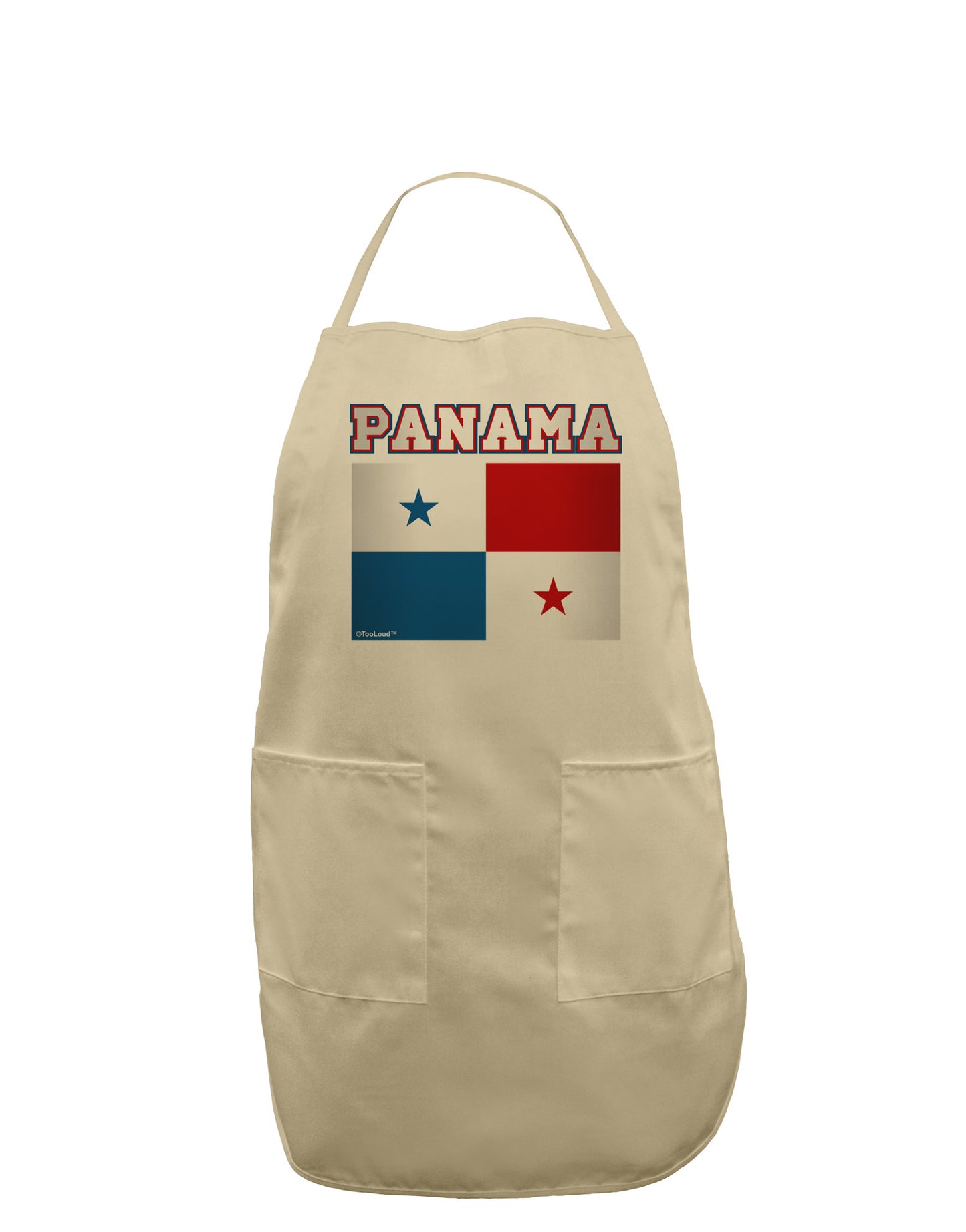 Panama Flag Adult Apron-Bib Apron-TooLoud-Stone-One-Size-Davson Sales