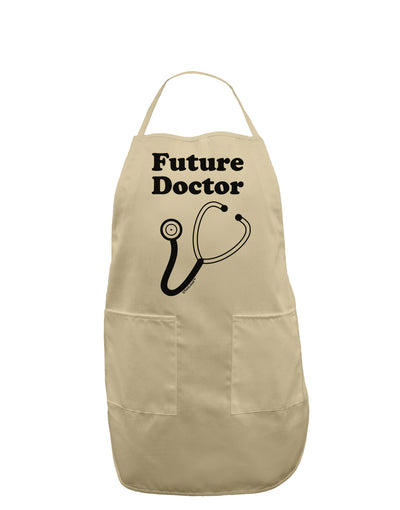 Future Doctor Adult Apron-Bib Apron-TooLoud-Stone-One-Size-Davson Sales