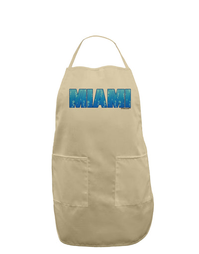 Miami Ocean Bubbles Adult Apron by TooLoud-Bib Apron-TooLoud-Stone-One-Size-Davson Sales