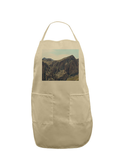 Arizona Saguaro Lake Mountains Adult Apron-Bib Apron-TooLoud-Stone-One-Size-Davson Sales