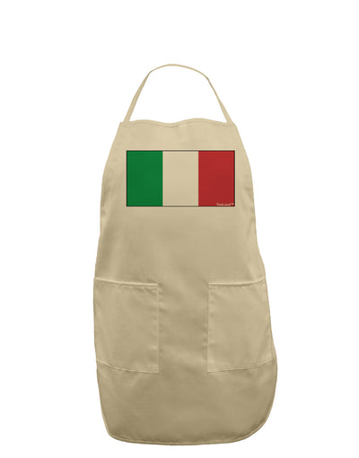 Italian Flag - Italy Adult Apron by TooLoud-Bib Apron-TooLoud-Stone-One-Size-Davson Sales