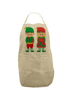 Cute Elf Couple Christmas Adult Apron-Bib Apron-TooLoud-Stone-One-Size-Davson Sales