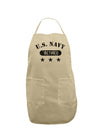 Retired Navy Adult Apron-Bib Apron-TooLoud-Stone-One-Size-Davson Sales