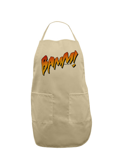 Onomatopoeia BAMM Adult Apron-Bib Apron-TooLoud-Stone-One-Size-Davson Sales