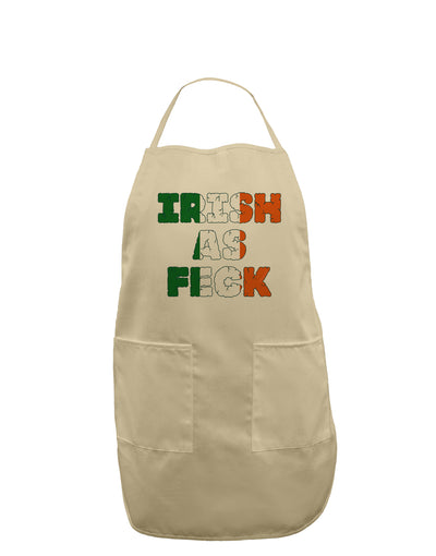 Irish As Feck Funny Adult Apron by TooLoud-Bib Apron-TooLoud-Stone-One-Size-Davson Sales