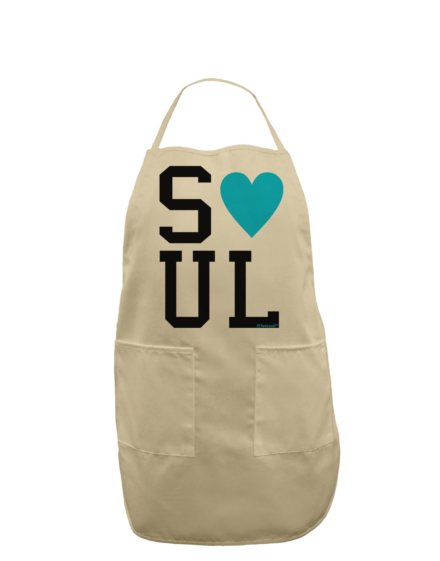 Matching Soulmate Design - Soul - Blue Adult Apron by TooLoud-Bib Apron-TooLoud-Stone-One-Size-Davson Sales
