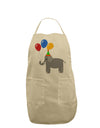 Cute Elephant with Balloons Adult Apron-Bib Apron-TooLoud-Stone-One-Size-Davson Sales