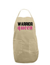 TooLoud Warrior Queen Pink Script Adult Apron-Bib Apron-TooLoud-Stone-One-Size-Davson Sales