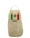 Mexican Flag App Icon - Text Adult Apron by TooLoud-Bib Apron-TooLoud-Stone-One-Size-Davson Sales