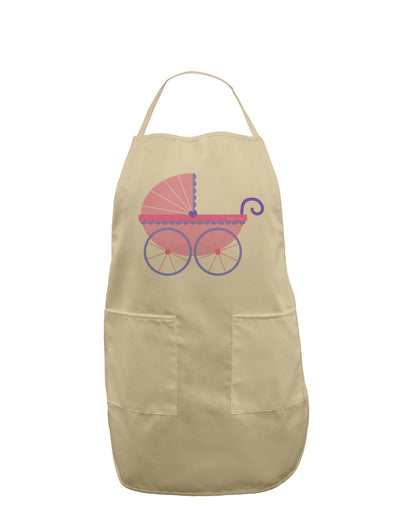 Baby Girl Carriage Adult Apron-Bib Apron-TooLoud-Stone-One-Size-Davson Sales