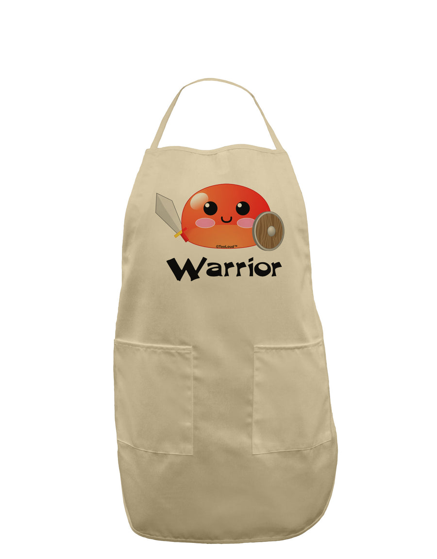 Cute RPG Slime - Warrior Adult Apron by TooLoud-Bib Apron-TooLoud-White-One-Size-Davson Sales