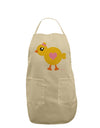 Cute Chick with Bow - Crayon Style Drawing Adult Apron by TooLoud-Bib Apron-TooLoud-Stone-One-Size-Davson Sales