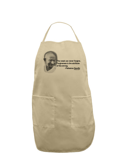 The Weak Can Never Forgive Adult Apron-Bib Apron-TooLoud-Stone-One-Size-Davson Sales