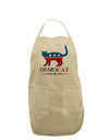 DemoCAT Adult Apron-Bib Apron-TooLoud-Stone-One-Size-Davson Sales