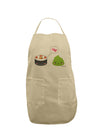 Cute Sushi and Wasabi Love Adult Apron by TooLoud-Bib Apron-TooLoud-Stone-One-Size-Davson Sales