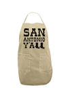 San Antonio Y'all - Boots - Texas Pride Adult Apron by TooLoud-Bib Apron-TooLoud-Stone-One-Size-Davson Sales