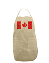 Distressed Canadian Flag Maple Leaf Adult Apron-Bib Apron-TooLoud-Stone-One-Size-Davson Sales