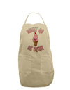 Cute Ice Cream Cone - Sweet As Ice Cream Adult Apron-Bib Apron-TooLoud-Stone-One-Size-Davson Sales