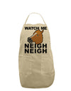 Watch Me Neigh Neigh Adult Apron-Bib Apron-TooLoud-Stone-One-Size-Davson Sales