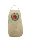 Watercolor Flower Adult Apron-Bib Apron-TooLoud-Stone-One-Size-Davson Sales