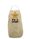 Cute Starfish - I am a Star Adult Apron by TooLoud-Bib Apron-TooLoud-Stone-One-Size-Davson Sales