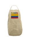 Colombia Flag Adult Apron-Bib Apron-TooLoud-Stone-One-Size-Davson Sales