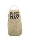 Happy Labor Day Text Adult Apron-Bib Apron-TooLoud-Stone-One-Size-Davson Sales